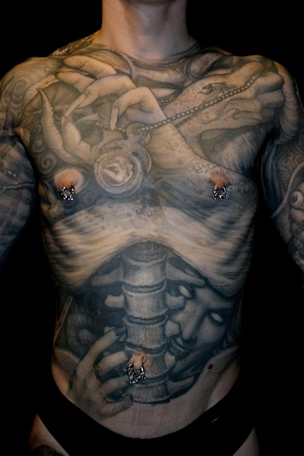 paul booth torso tattoo full