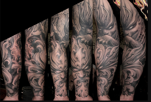 paul booth tattoo,evil faces