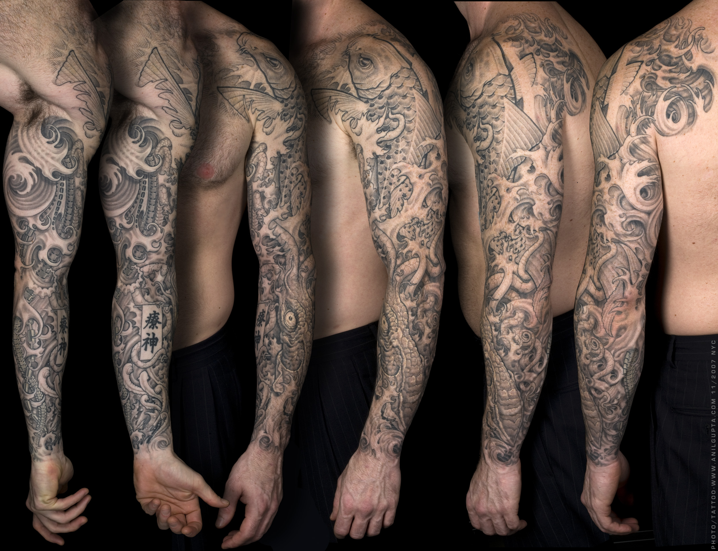 35 Amazing Fullsleeve Tattoo Designs
